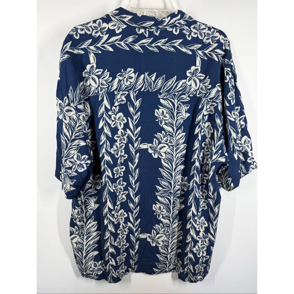 Point Zero island Paradise 100% rayon short sleeve Men’s button front style shir - Picture 7 of 7